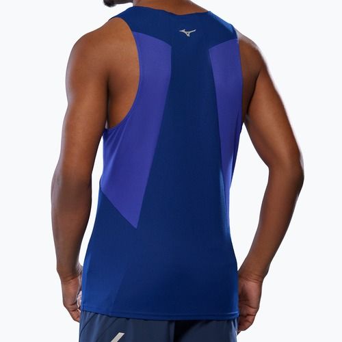 Herren-Laufshirt Mizuno DryAeroFlow Tank reflexblue