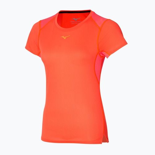 Damen-Laufshirt Mizuno DryAeroFlow Tee nasturtium