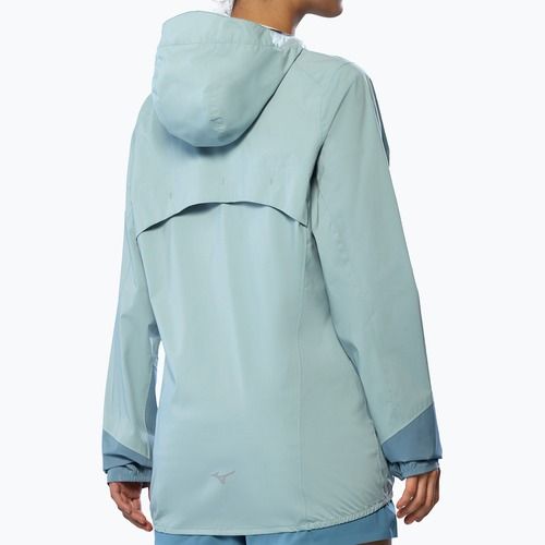 Damen-Laufjacke Mizuno Waterproof 20K ER cloud blue