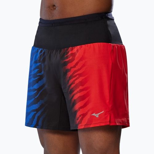 Mizuno Multi Pocket Herren Laufshorts oni red