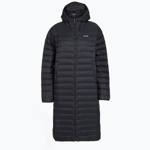 Damen-Daunenmantel Patagonia Recycled Down Sweater Parka schwarz