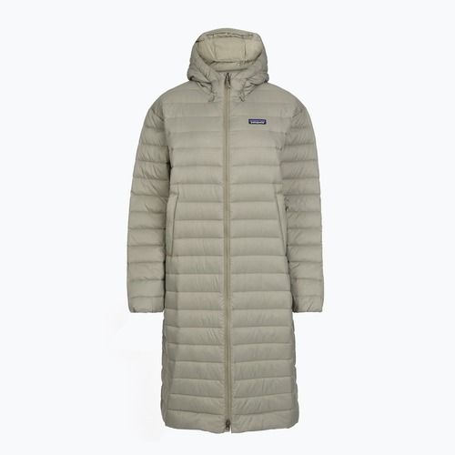 Damen-Daunenmantel Patagonia Recycled Down Sweater Parka river rock green