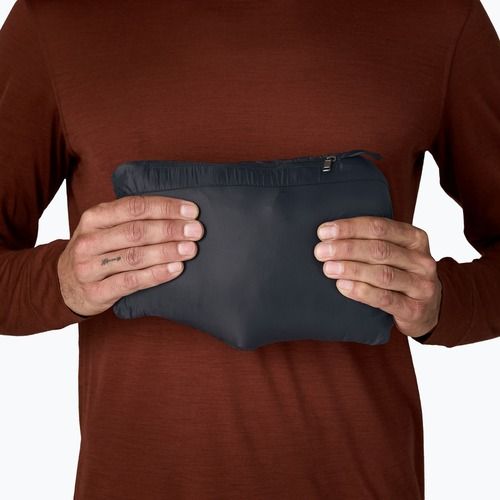 Herren Daunenjacke Patagonia Down Sweater Hoody schwarz