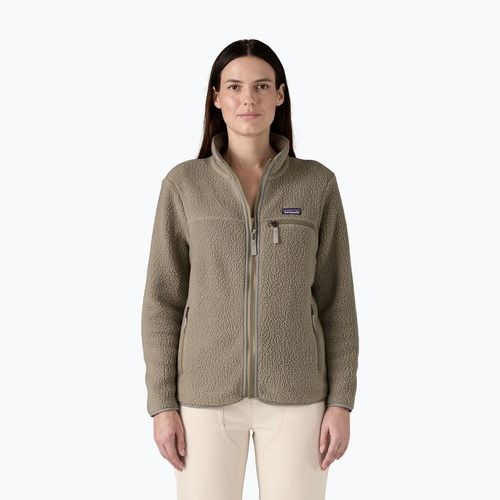 Damen-Trekking-Fleece Patagonia Retro Pile river rock green