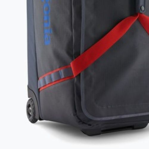 Reisetasche Patagonia Black Hole Wheeled Duffel 100 l smolder blue/amanita red