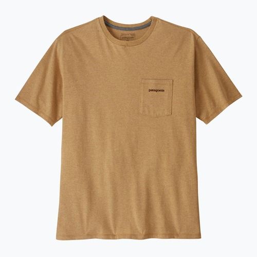 Herren Patagonia Boardshort Logo Tasche Responsibili t-shirt talon gold
