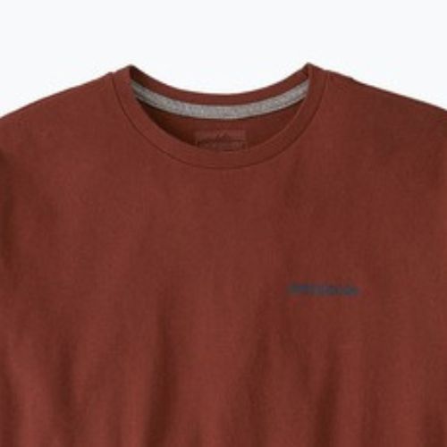 Patagonia Herren Fitz Roy Icon Responsibili-Tee getrocknetes Vanille-Shirt