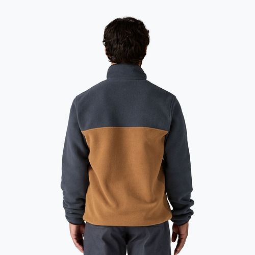 Herren Patagonia LW Synch Snap-T P / O Hirsch braun Trekking Sweatshirt
