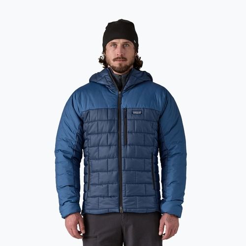 Herren Patagonia Hi-Loft Nano Puff Jacke clement blau