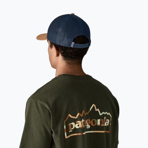 Patagonia P-6 Logo LoPro Trucker Baseballmütze Talon gold