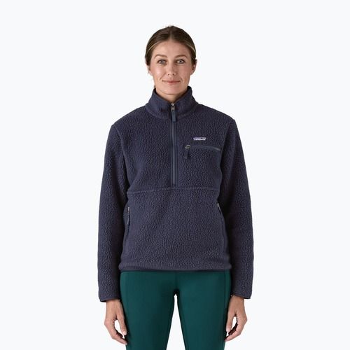 Damen Patagonia Retro Pile Fleece-Sweatshirt Marsupial versunken blau