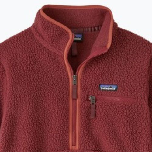 Damen Patagonia Retro Pile Fleece-Sweatshirt Marsupial sequoia rot