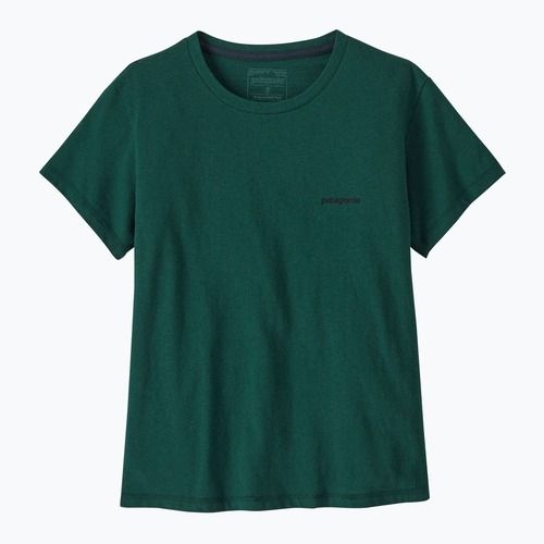 Damen Patagonia P-6 Logo Responsibili-Tee kaskadengrün
