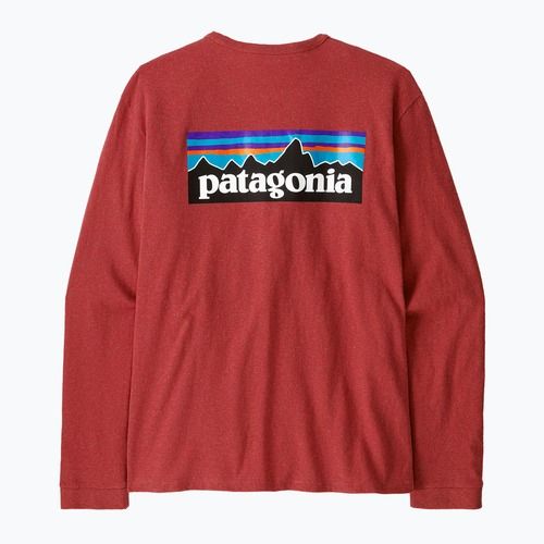 Damen Patagonia P-6 Logo Responsibili-Tee Sweatshirt rot