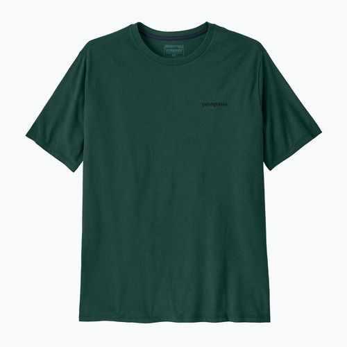 Herren Patagonia P-6 Logo Responsibili-Tee kaskadengrünes Hemd
