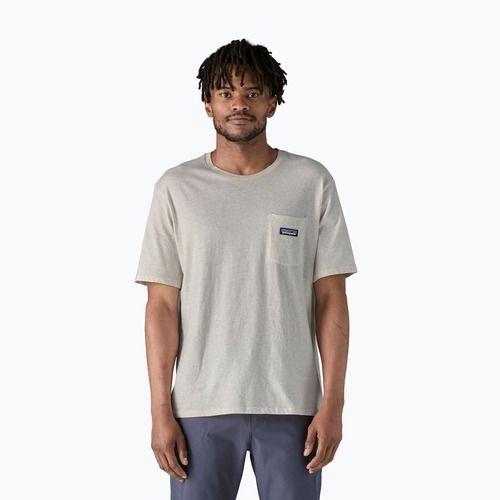 Herren Patagonia Daily Pocket Tee birkenweiß