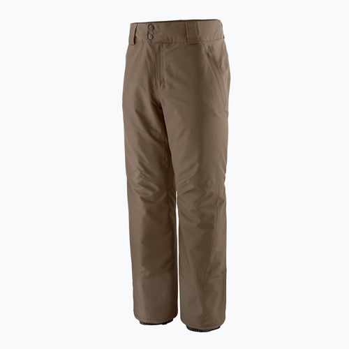 Herren Patagonia Isolierte Powder Town Skihose merlow braun