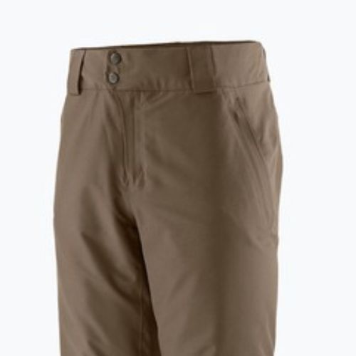 Herren Patagonia Isolierte Powder Town Skihose merlow braun