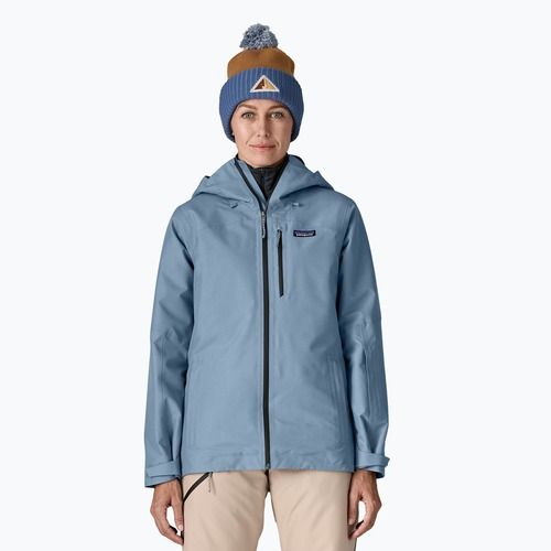 Damen Patagonia Isolierte Powder Town Barnacle blau regen Jacke