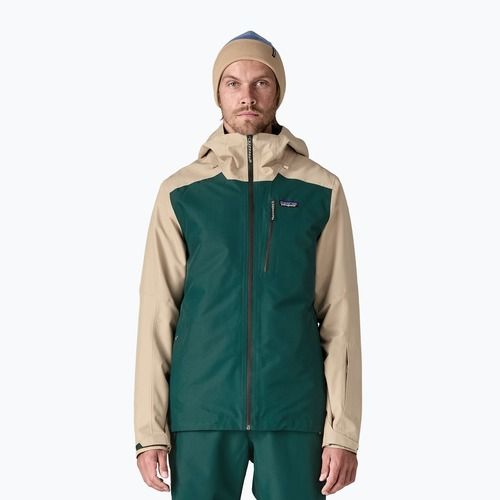 Patagonia Herren Isolierte Powder Town Regenjacke cascade grün