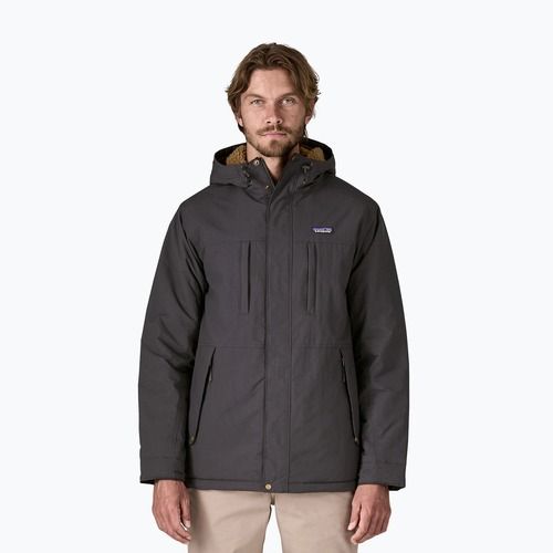 Herren Patagonia Isthmus Parka Daunenjacke Tinte schwarz