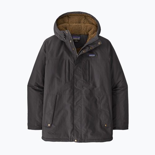 Herren Patagonia Isthmus Parka Daunenjacke Tinte schwarz