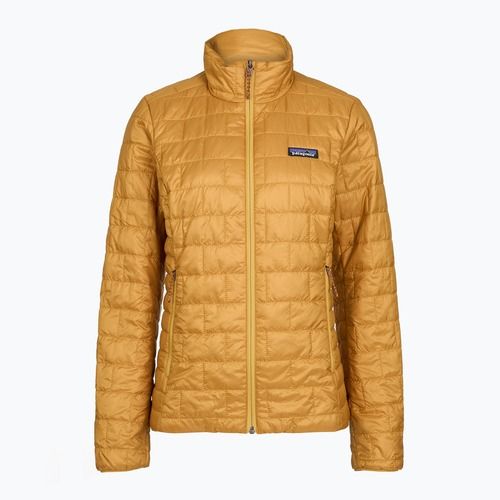 Isolierte Damenjacke Patagonia Nano Puff smolder talon gold