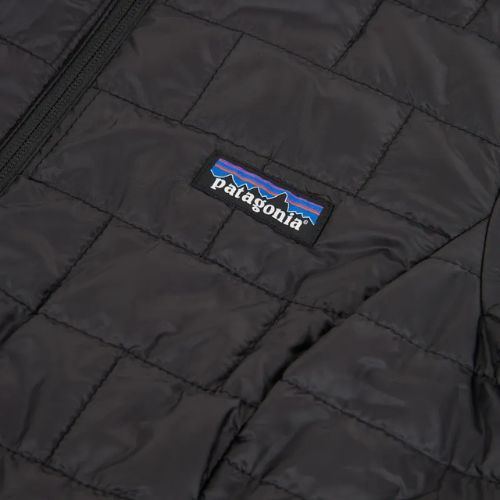 Isolierte Damenjacke Patagonia Nano Puff smolder schwarz