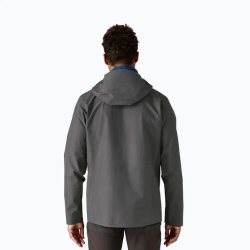 Patagonia Männer Triolet forge grau w / p6 blau regen Jacke