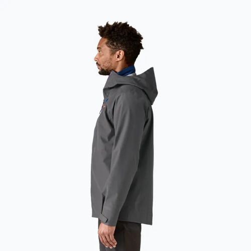 Patagonia Männer Triolet forge grau w / p6 blau regen Jacke
