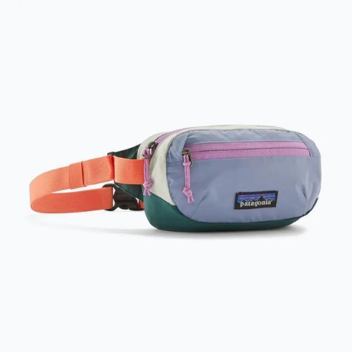 Patagonia Terravia Mini Hip Patchwork / Barnacle blau Nierentasche