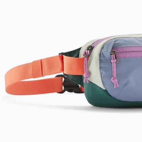 Patagonia Terravia Mini Hip Patchwork / Barnacle blau Nierentasche