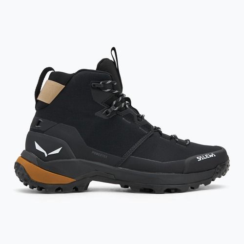 Salewa Herren-Trekkingstiefel Puez 2 Mid Ptx schwarz/schwarz