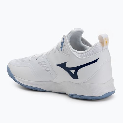Volleyballschuhe Mizuno Wave Dimension Mid weiß/bellwether blau/belairblu