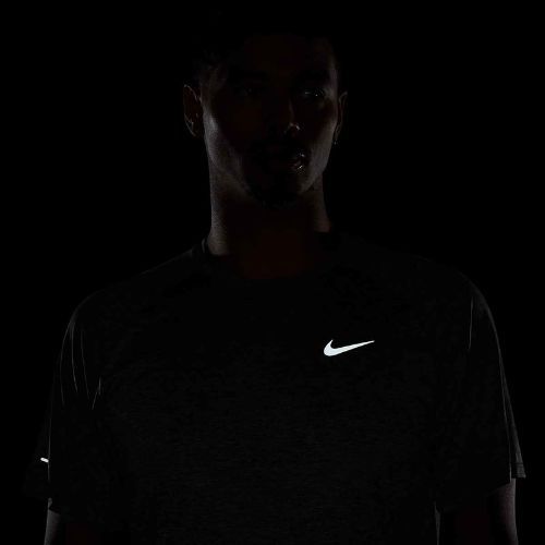 Herren Nike Stride ADV Laufshirt rauchgrau / heather