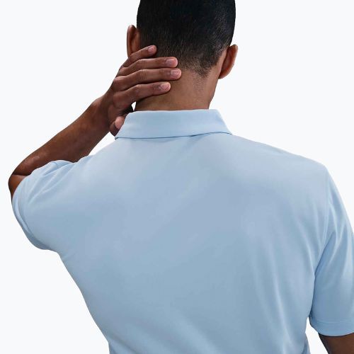 Herren-Tennisshirt Nike Court Dri-Fit Polo Solid celestine blau / schwarz