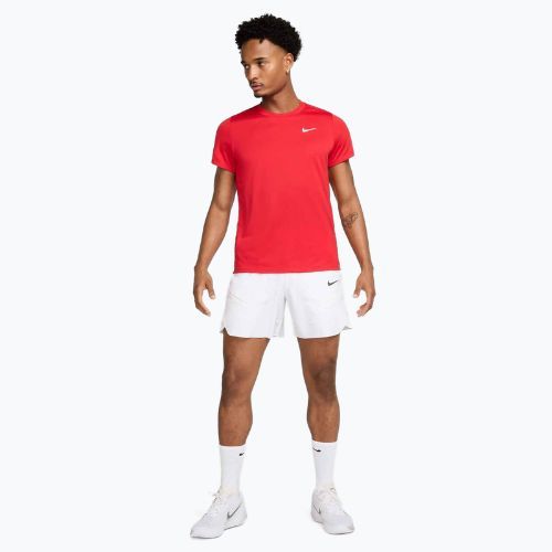 Herren-Tennisshirt Nike Court Dri-Fit Victory Universität rot / weiß