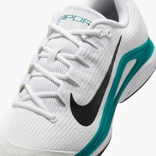 Herren Tennisschuhe Nike Vapor 12 weiß / schwarz / radiant emerald