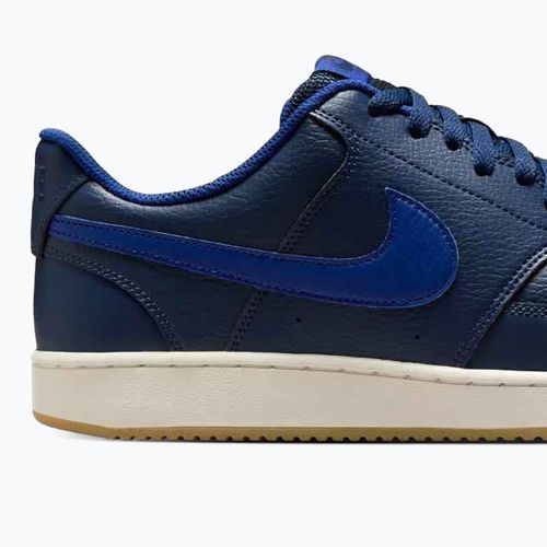 Herren Nike Court Vision Low Mitternachtsmarine/Tief Königsblau/Segel Schuhe