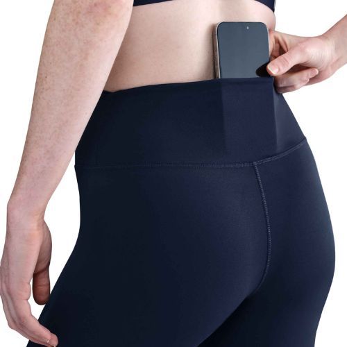 Damen Leggings Nike One High Waisted Capri midnight navy/weiß
