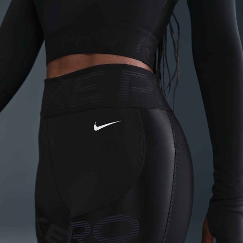 Nike Pro Sculpt High Waisted 5" Biker Shorts für Frauen schwarz/anthrazit/weiß