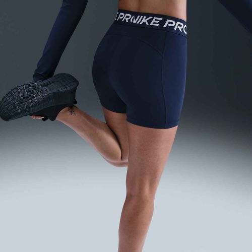 Damen-Trainingsshorts Nike Pro 365 5" midnight navy/weiß