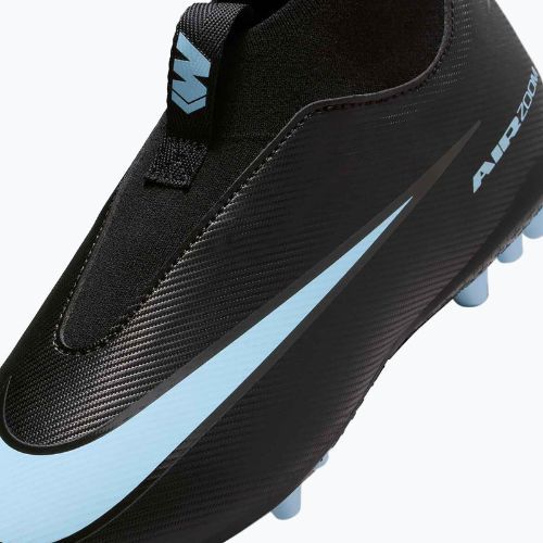 Kinder Fußballschuhe Nike Mercurial Superfly 10 Academy AG schwarz/eisblau