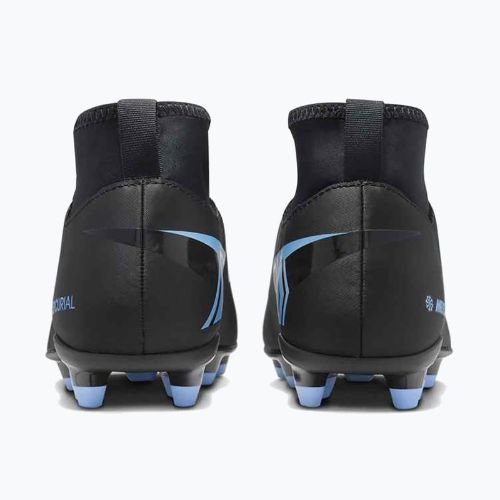 Kinder Fußballschuhe Nike Mercurial Superfly 10 Club FG/MG schwarz/eisblau