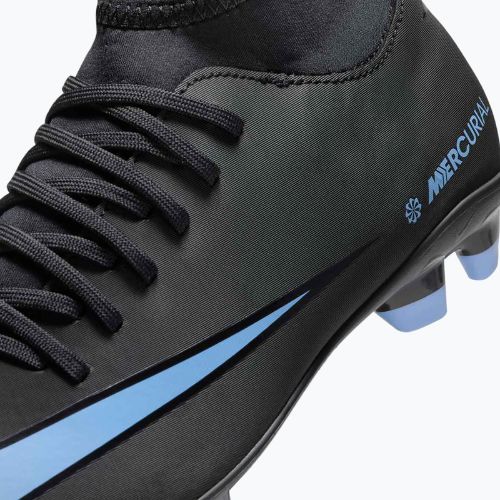 Kinder Fußballschuhe Nike Mercurial Superfly 10 Club FG/MG schwarz/eisblau