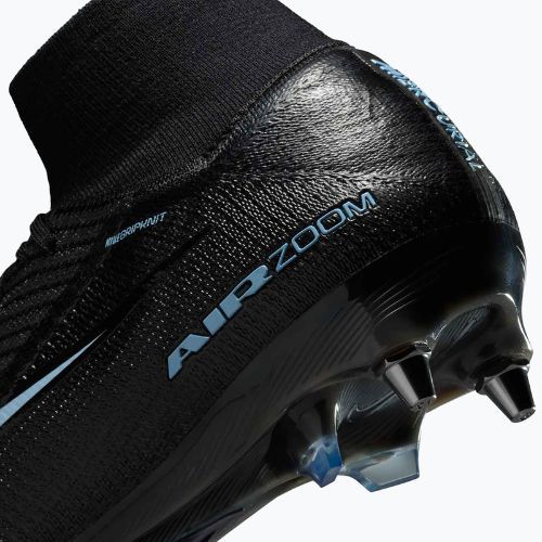 Herren Fußballschuhe Nike Mercurial Superfly 10 Elite SG-Pro schwarz/eisblau