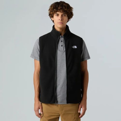 Weste Herren The North Face Glacier Fleece black
