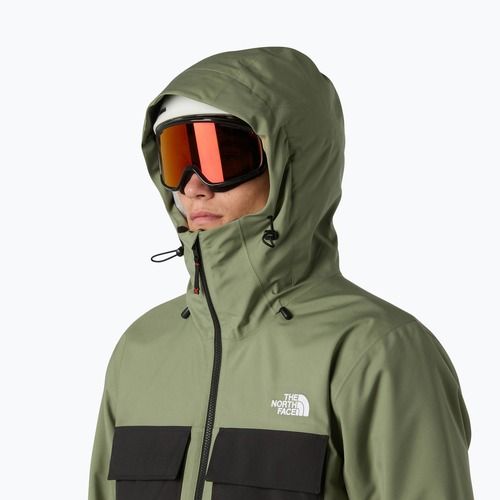 Snowboardjacke Herren The North Face Fourbarrel Triclimate bark mist/black