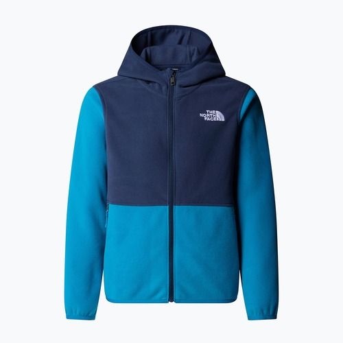 Fleece Hoodie Sweatshirt Kinder The North Face Teen Glacier Full Zip Hoodie dusk blue/summit navy