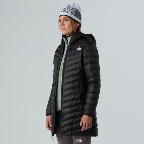 Damen gefütterter Mantel The North Face Huila Synth Parka schwarz